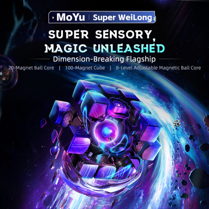 MoYu Super WeiLong MagLev ( 20 Aimants ) Ball-Core 3x3 UV