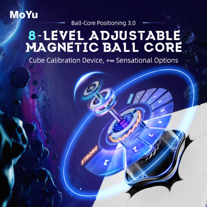 MoYu Super WeiLong MagLev ( 20 Aimants ) Ball-Core 3x3 UV