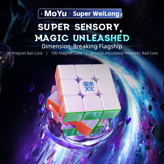 MoYu Super WeiLong MagLev ( 20 Aimants ) Ball-Core 3x3 UV
