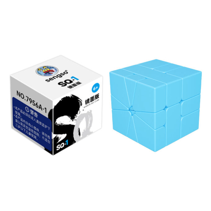 ShengShou SengSo Mirror Square 0 SQ-0 Bleu