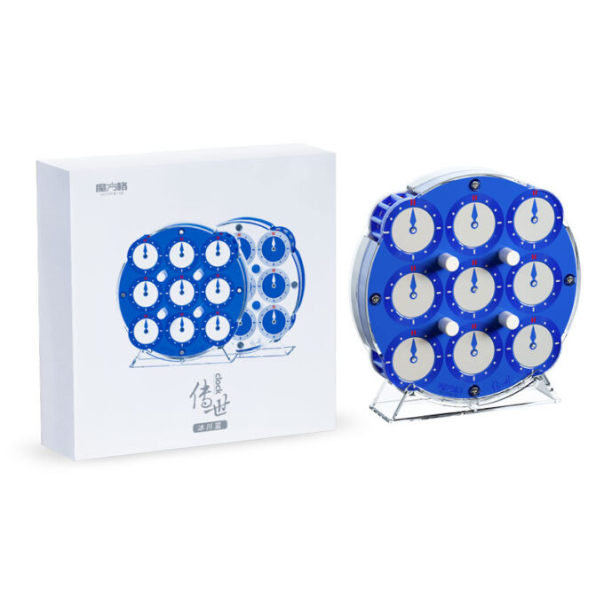 Qiyi Clock Magnétique Bleu