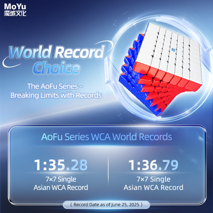 MoYu AoFu V5 Triple Track 7x7 (Ball Core)