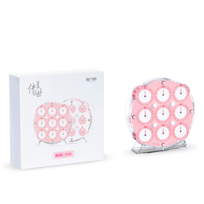 Qiyi Clock Magnétique Pink